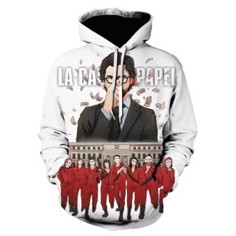 3D Printed La Casa De Papel Hoodies Sweatshirts