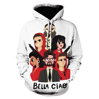 3D Printed La Casa De Papel Sweatshirts Hoodies