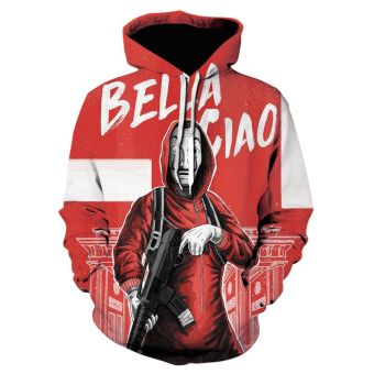3D Printed La Casa De Papel Sweatshirts Hoodies