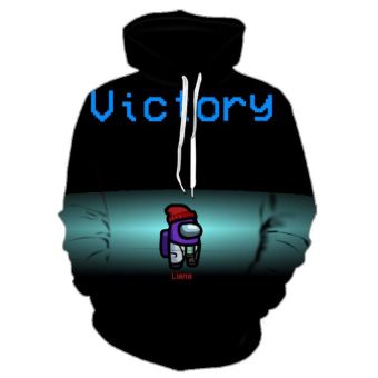3D Printed Loose Casual Zipper Hoodie &#8211; Among Us Pullover