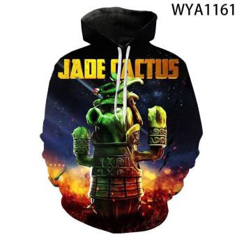 3D Printed Plants vs. Zombies Hoodies Sweatshirts Pullover