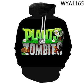3D Printed Plants vs. Zombies Hoodies Sweatshirts Pullover
