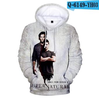 3D Printed Supernatural Hoodie &#8211; Fashion Popular Streetwear