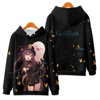 High-Quality Genshin Impact Hutao Anime Hoodie