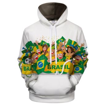 Brazil Cartoon 3D - Sweatshirt, Hoodie, Pullover
