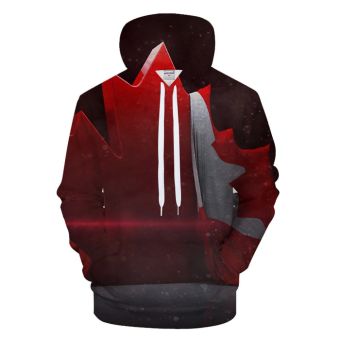 Red Canadian Flag 3D - Sweatshirt, Hoodie, Pullover