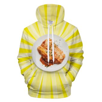 Plate of Lasagna 3D - Sweatshirt, Hoodie, Pullover