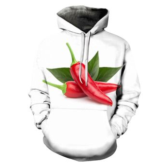 Red Pepper Chilli 3D Hoodie Sweatshirt Pullover