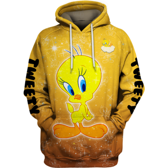 Orange Tweety Hoodie