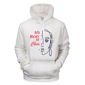 My Body My Choice Girl Half Print Hoodie