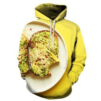 Avocado Platter 3D Sweatshirt Hoodie Pullover