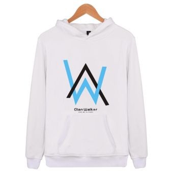 Alan Walker Hoodies &#8211; Blue-black Letter Hoodie