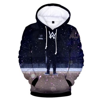 Alan Walker Hoodies &#8211; Navy Blue Hoodie