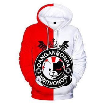 Anime Danganronpa Hoodies &#8211; Unisex Monokuma 3D Pullover Hoodie