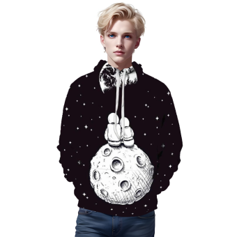 Starry sky Hoodies Sweatshirt &#8211; 3D Printed Pullover