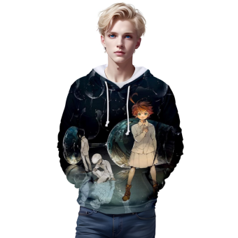 3D Print Hoodies &#8211; Anime The Promised Neverland Sweatshirts