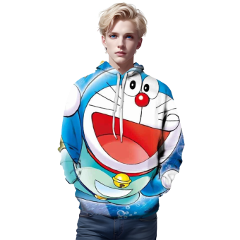 3D Printed Doraemon Hoodies &#8211; Casual Hooded Streetwear