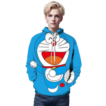 Anime 3D Printed Doraemon Hoodies &#8211; Casual Hooded Streetwear