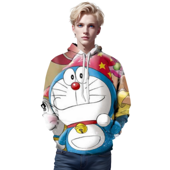 Anime Doraemon 3D Printed Hoodies &#8211; Casual Hooded Streetwear