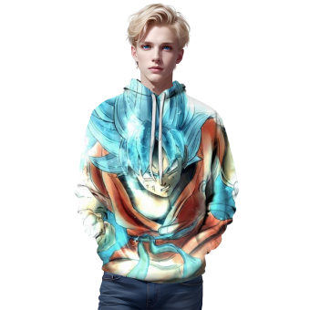 3D Digital Printed Dragon Ball Hoodie