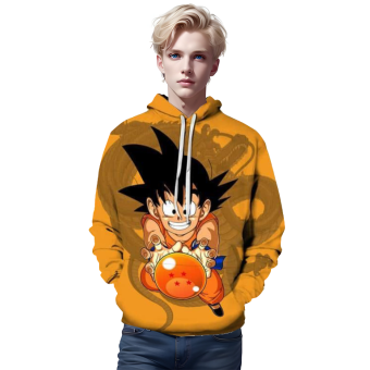 3D Digital Printed Dragon Ball Hoodie