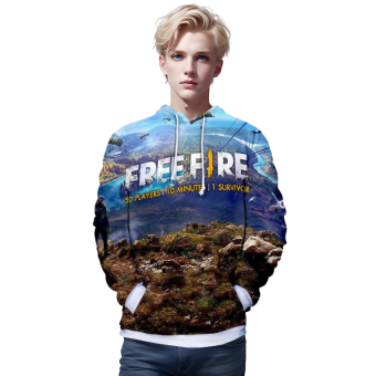 Free Fire Hoodies &#8211; Free Fire Game Series Battle Royale Poster 3D Hoodie