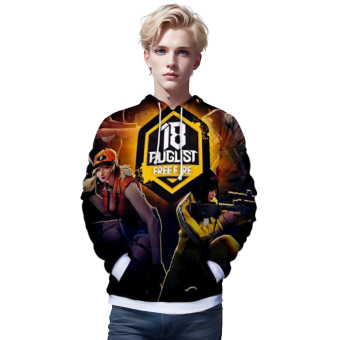 Free Fire Hoodies &#8211; Free Fire Game Series Hero Character Battle Royale 3D Hoodie