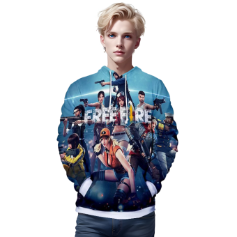 Free Fire Hoodies &#8211; Free Fire Game Series NEW Hero Battle Royale Poster 3D Hoodie