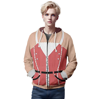 Kingdom Hearts Hooded Coat &#8211; 3D Print Zipper Gaming Hoodie