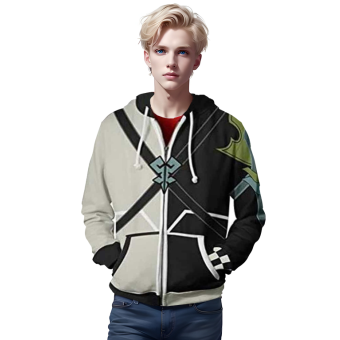 Kingdom Hearts Hooded Coat &#8211; 3D Print Zipper Gaming Hoodie