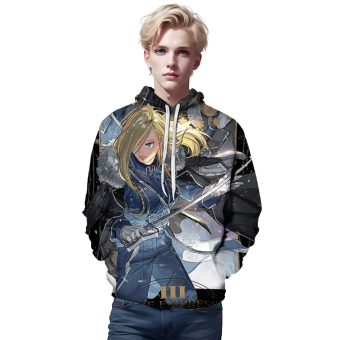 Anime Fullmetal Alchemist 3D printed hoodies Unisex pullover hoodie sweater
