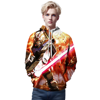 Anime Gundam Hoodie &#8211; 3D Print Pullover Hoodie