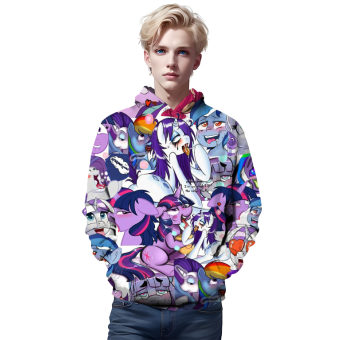 3D Printed Cartoon My Little Pony Hoodies