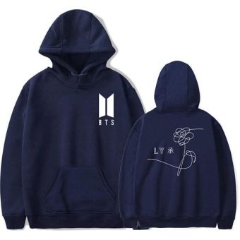 BTS Hoodie &#8211; Super Cute Love Yourself Small Emblem Hoodie
