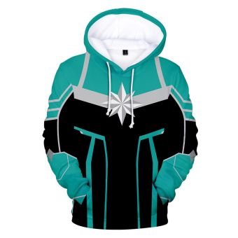 Captain  Hoodie &#8211; Carol Danvers Pullover Hoodie