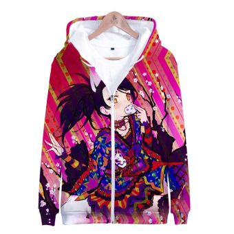 Cartoon Idol Time Pripara 3D Zipper Hoodie &#8211; Hooded Zip-Up Pullovers Sweatshirt