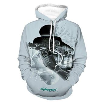 Cyberpunk 2077 Hoodie &#8211; 3D Print Hooded Pullover