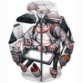 Danganronpa Hifumi Yamada Hoodies &#8211; Zip Up Hoodie