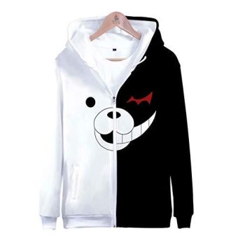Danganronpa Hoodies &#8211; 3D Monokuma Zipper Jacket Coat