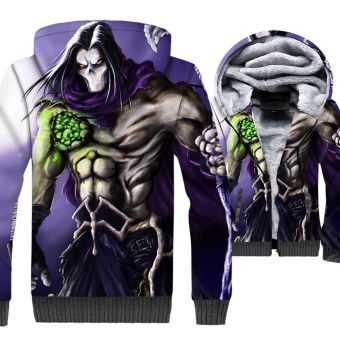 Darksiders Jackets &#8211; Darksiders Game Series Death Pale Rider Super Cool 3D Fleece Jacket