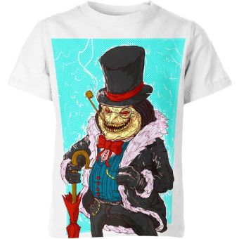 Penguin From Batman Shirt - The Notorious Villain in White