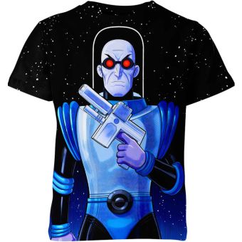 Mr Freeze T-shirt: The Black and Blue Iceman from Batman