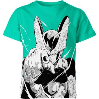 Cell's Azure Transformation - Cell From Dragon Ball Z Shirt