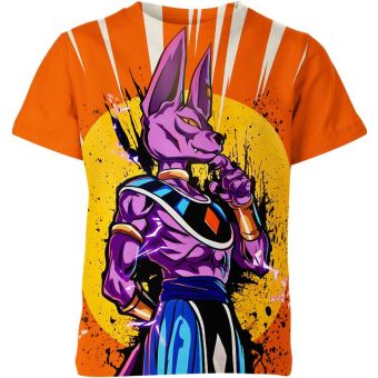 Beerus' Fiery Wrath - Beerus From Dragon Ball Z Shirt
