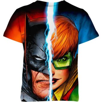 Batman: Colorful and Vibrant Purple Vibes T-Shirt
