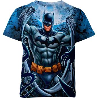 Batman: The Dark Knight - Cobalt Blue T-Shirt for Casual Comfort