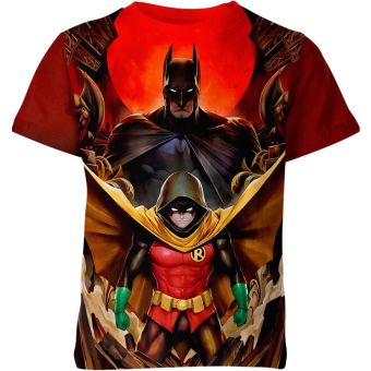 Follow the Legacy of Robin and Batman - Red Robin And Batman Shirt - Robin and Batman: Carrying on the iconic legacy