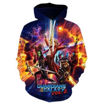 Galaxy Guard Hoodie &#8211; 3D Anime Sweatshirt