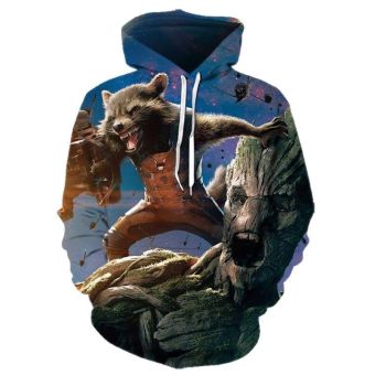 Galaxy Guard Hoodie &#8211; 3D Anime Sweatshirt