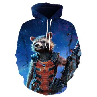 Galaxy Guard Hoodie &#8211; 3D Anime Sweatshirt